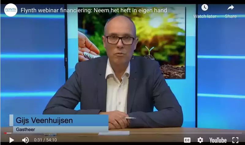 Terugkijken Webinar financiering: Neem het heft in eigen handen