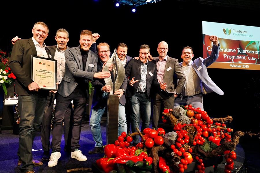 Prominent winnaar tuinbouwondernemersprijs 2020 Prominent winnaar tuinbouwondernemersprijs 2020