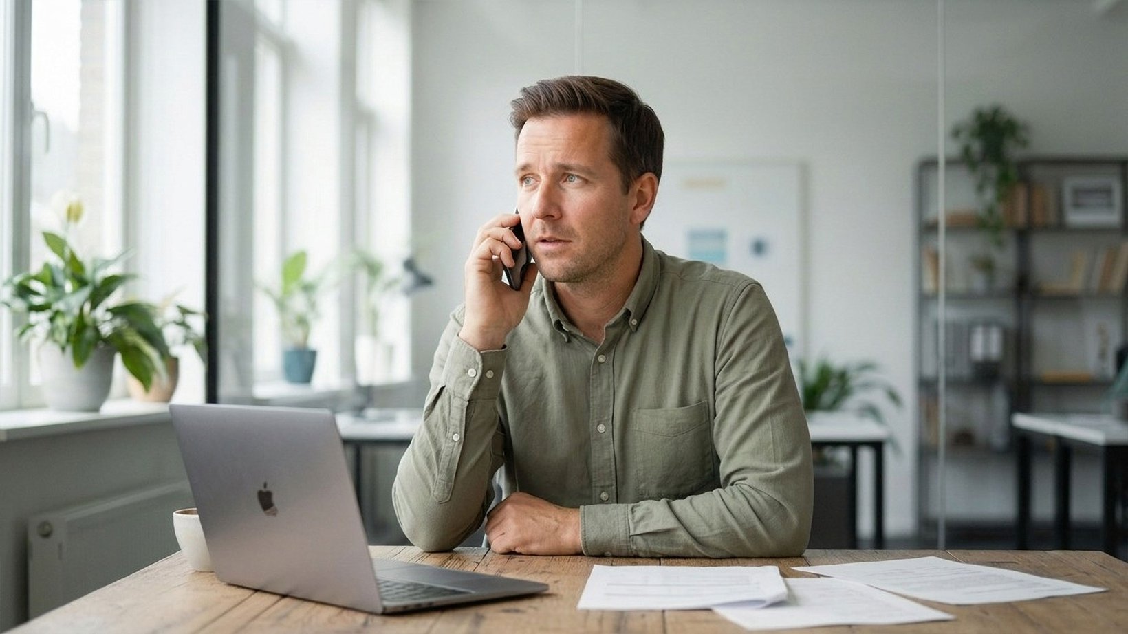 Ondernemer-belt-met-casemanager-adviseur