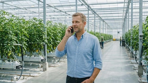 Tuinbouw-ondernemer-heeft-contact-met-zijn-Flynth-adviseur