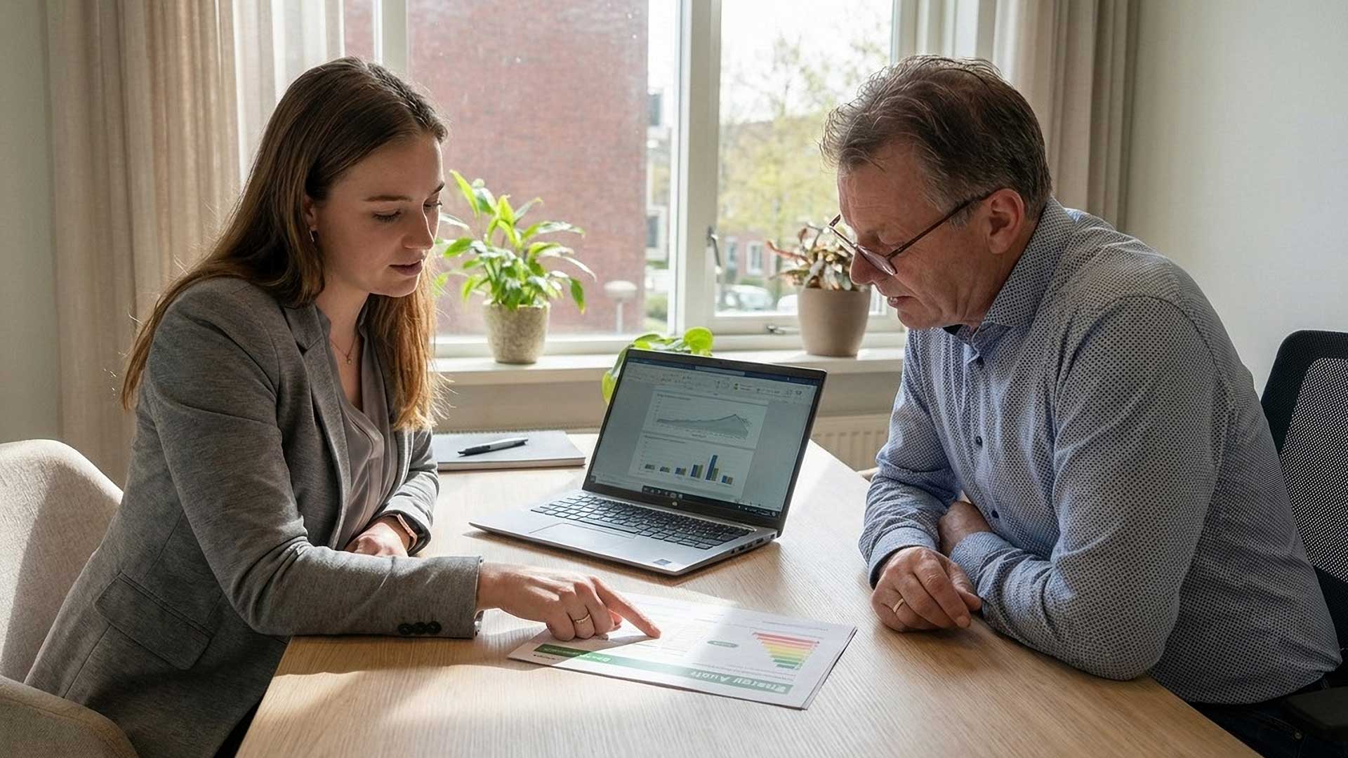 flynth-adviseur-en-ondernemer-bespreken-de-energie-audit